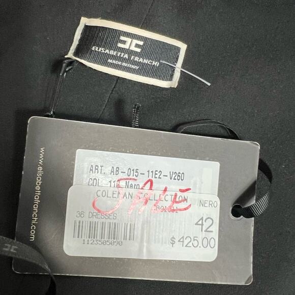 NWT Elisabetta Franchi corset waist dress Sz 42 - Picture 3 of 7